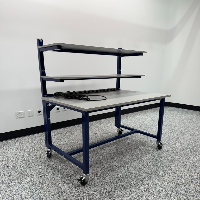 Formaspace 4' Laboratory Table With Shelves image 0